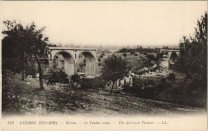 CPA HIRSON Le viaduc coupe (157160)