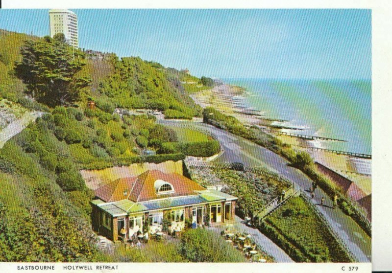 Sussex Postcard - Eastbourne - Holywell Retreat - Ref 18525A 