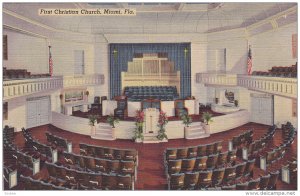 Interior, First Christian Church, Miami, Florida, 1930-1940s