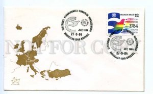 418887 BELGIUM 1984 year Europa CEPT Brussel COVER