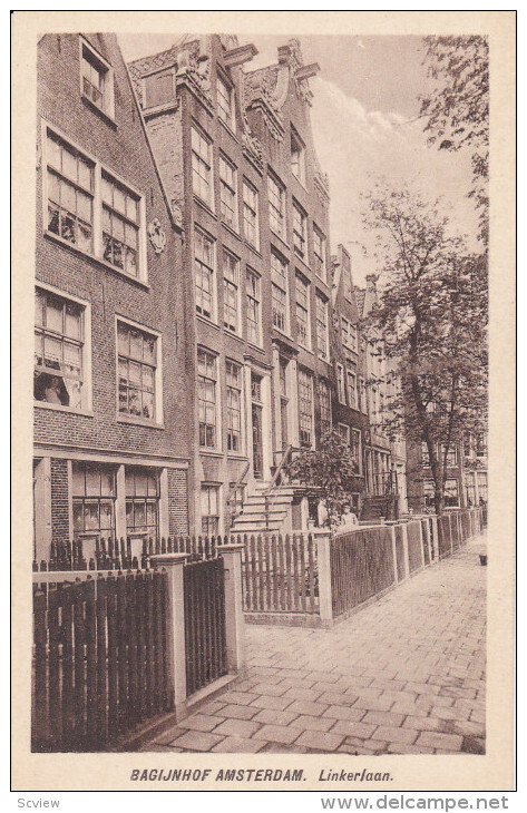 Baginhof Amsterdam , Linkerlaan , Netherlands , 1910-20s