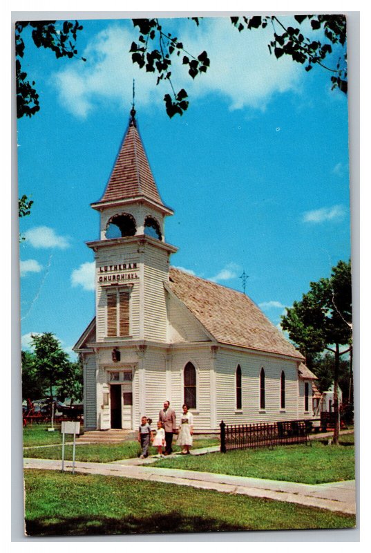 The Old Lutheran Church Pioneer Village Minden Nebraska Postcard