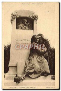 Old Postcard Colmar Monument Preiss