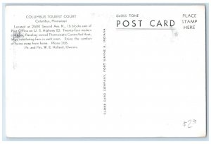 c1920's Columbus Tourist Court US 82 Columbus Mississippi MS Antique Postcard