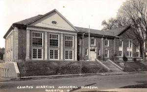 Marietta Ohio Campus Martius Memorial Museum Real Photo Antique Postcard K15963