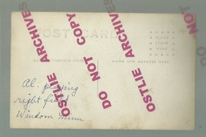 Windom MINNESOTA RPPC c1910 BASEBALL GAME In Progress Grandstand nr Jackson