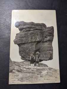 Mint USA Native American Postcard Garden of the Gods Colorado CO