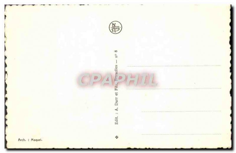 Brussels Old Postcard King's Palace