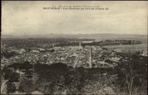 Martinique Fort De France General View c1915 Postcard