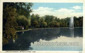 Lake, Riverside - Marshalltown, Iowa IA  