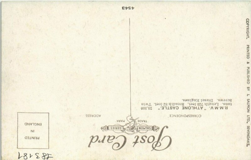 CPA AK R.M.M.V.Athlone Castle SHIPS (783181)