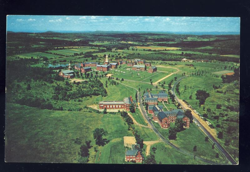 Waterville, Maine/ME Postcard, Aerial View, Colby College Campus