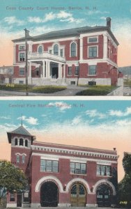 BERLIN , N.H. , 1900-10s ; Court House & Fire Station