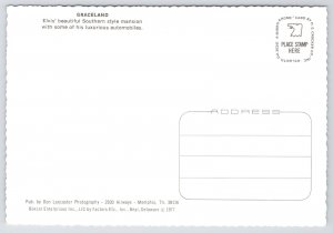 State View~Memphis TN~Elvis' Graceland Mansion & Automobiles~Continental PC