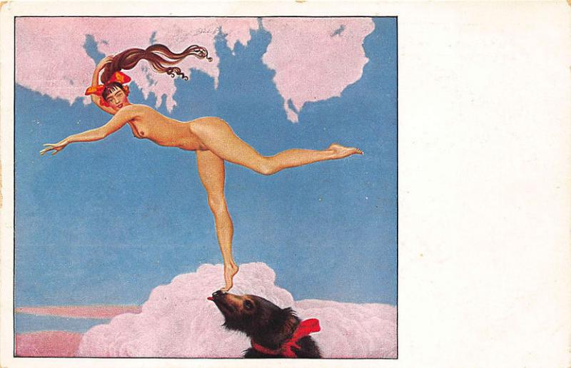Artist Richard Muller Beautiful Nude The Dancer Postcard