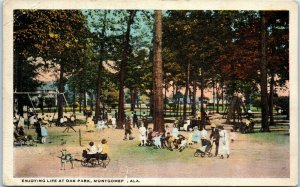 1910s Oak Park Montgomery Alabama Postcard