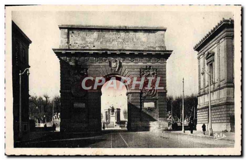 Old Postcard Montpellier L & # Triumph 39Arc