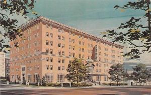 Washington, D.C.  DODGE HOUSE HOTEL~Capitol Hill  c1950's Artist's View Postcard