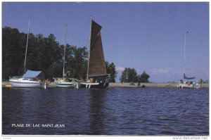 Plage Du Lac Sainte-Jean, Saguenay-Lac-Saint-Jean, Quebec, Canada, 1940-1960s