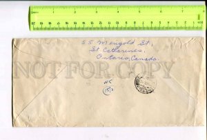 400161 CANADA to USSR 1959 year airmail real posted old COVER