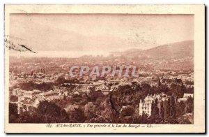 Aix les Bains - Generale View and Lake Bourget Postcard Old