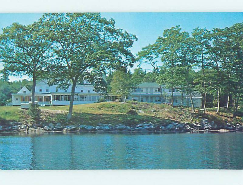 Unused Pre-1980 LAWNMEER MOTEL Southport Maine ME L0521