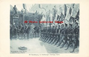 German Royalty, Military Troops Salute Kaiser, Red Cross, Berlin,Signed Roessler
