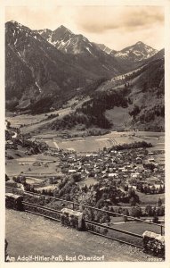 Germany Am Adolf Pass Bad Oberdorf RPPC vintage postcard