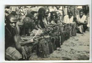 478639 Africa Ghana Accra local traditional drummers Vintage photo postcard