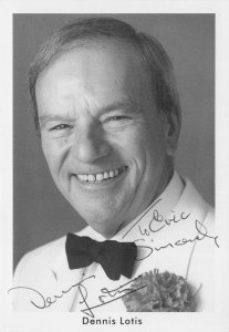 Dennis Lotis South African Music Singer Rare Hand Signed Photo