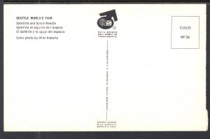 Space Needle,Seatlle World's Fair BIN