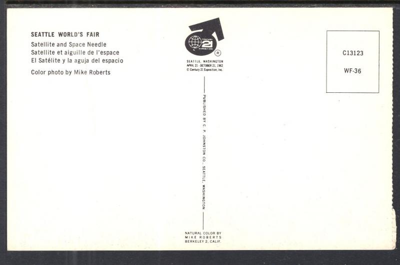 Space Needle,Seatlle World's Fair BIN