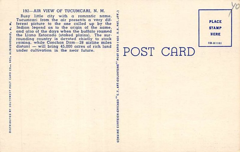 Tucumcari Tucumcari, New Mexico NM s 