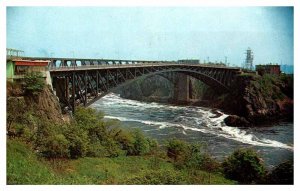 Postcard BRIDGE SCENE Saint John New Brunswick NB AP1242