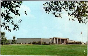 Postcard LIBRARY SCENE Independence Missouri MO AK0311