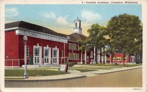 E67/ Columbus Mississippi Postcard 1943 Franklin Academy