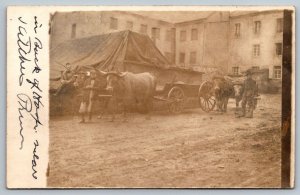 RPPC  WW1  US Army Soldier  Real Photo Postcard   c1918