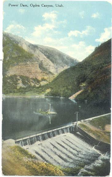 D/B Power Dam Ogden Canyon Utah UT