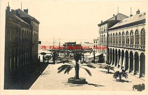 Crotia, Split, RPPC, Hotel Bellevue, Waterfront Scene, Stuhler Photo