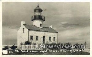 Old Point Loma Light House, Real Photo - San Diego, CA