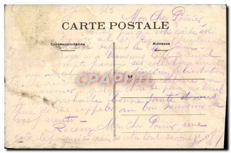 Old Postcard Connerre Rue Nationale