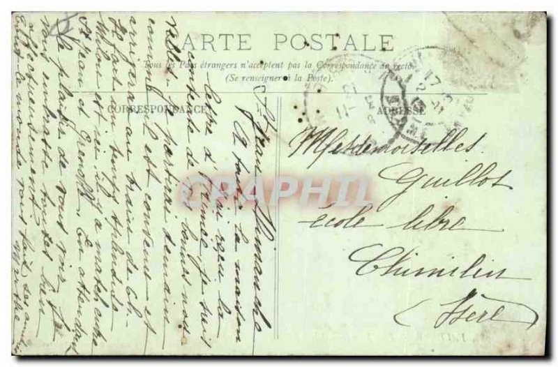 Old Postcard Valencia Jouvet park