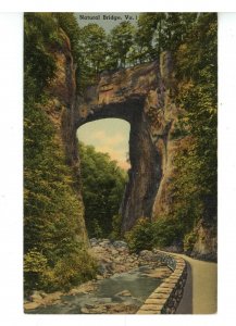 VA - Natural Bridge. Looking Up from Cedar Creek