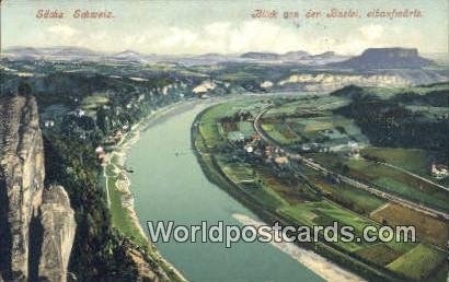 Blick von der Bastei Sachs, Schweiz Swizerland Unused 