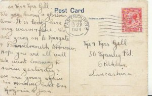 Genealogy Postcard - Gill - 50 Manley Road - Oldham - Lancashire - Ref 3727A