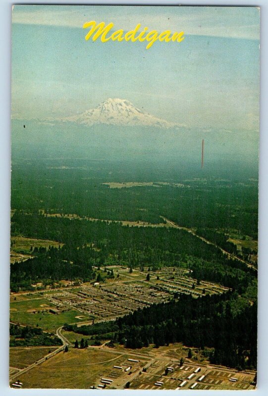 Tacoma Washington WA Postcard Madigan General Hospital Pacific Northwest c1960