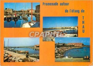 Old Postcard Walk around the Etang de Thau The Tourist Herault