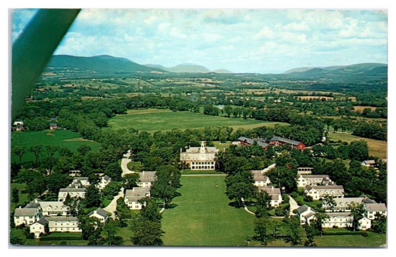 1965 Aerial View of Bennington College, Bennington, VT Postcard