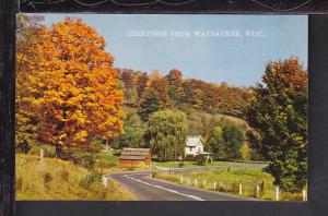 Greetings From Wausaukee,WI Postcard 