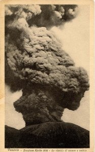 Italy - Mt Vesuvius Volcano Eruption, 1906